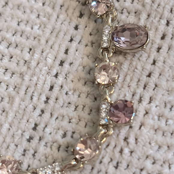 NWT Givenchy Gold Tone Crystal Frontal Necklace - Picture 4 of 7